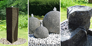 Granit-Brunnensteine