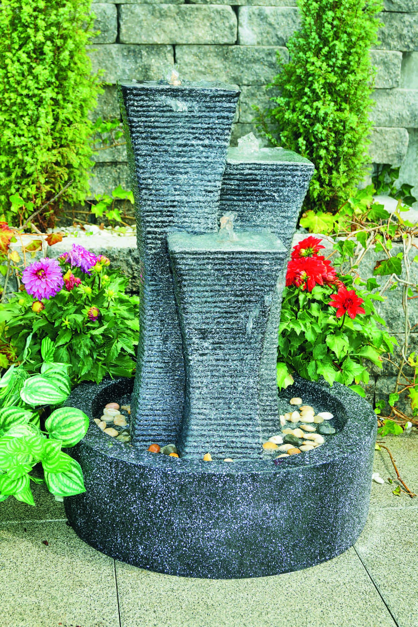 Polyresin Gartenbrunnen Trösters Brunnenwelt