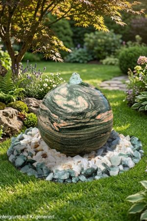 Kugelbrunnen Lofotengrün 30cm