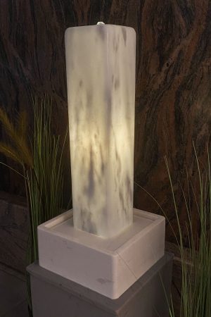 Lichtbrunnen Olympos White 70cm