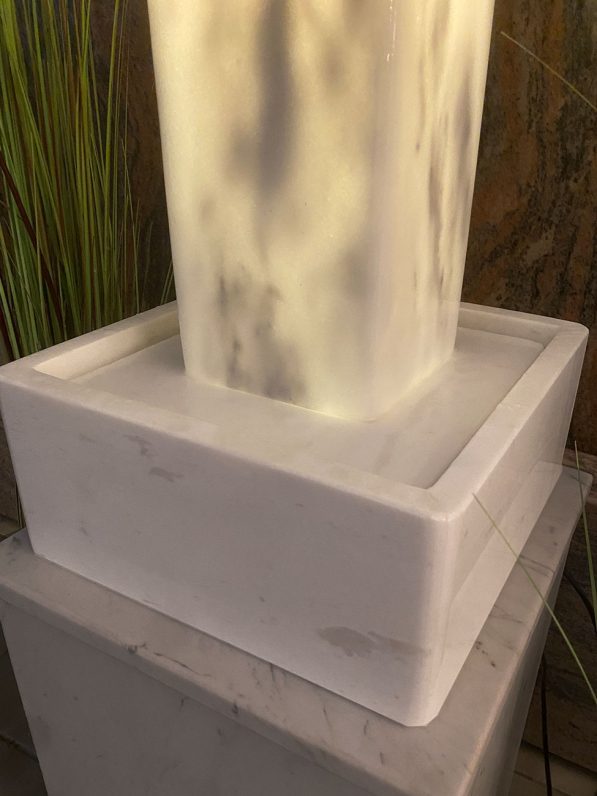 Lichtbrunnen Olympos White 70cm
