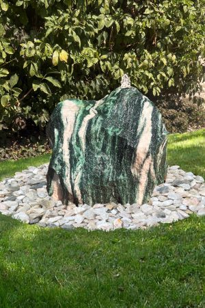 Lofoten Grün Findlingsbrunnen 113 kg
