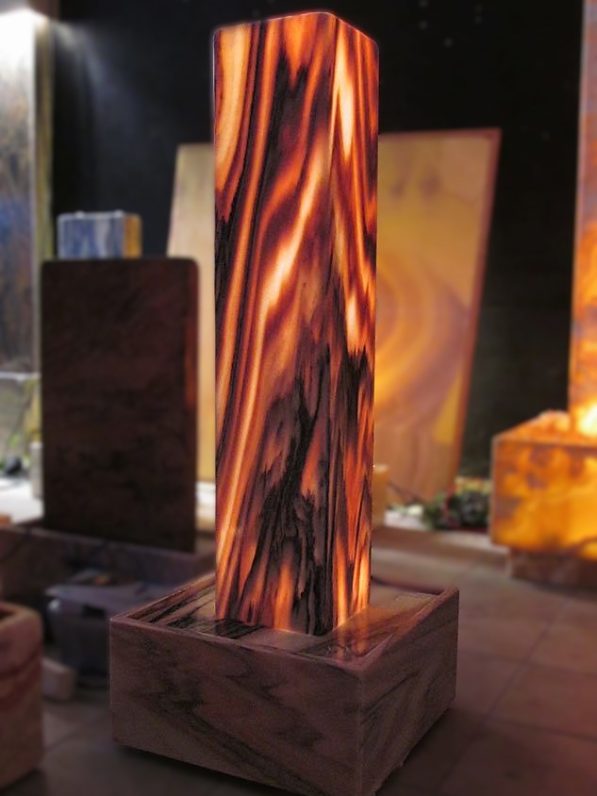 Marmor-Lichtstele Deluxe 110cm_1