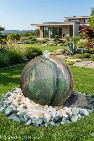 Kugelbrunnen Lofoten Grün 37cm