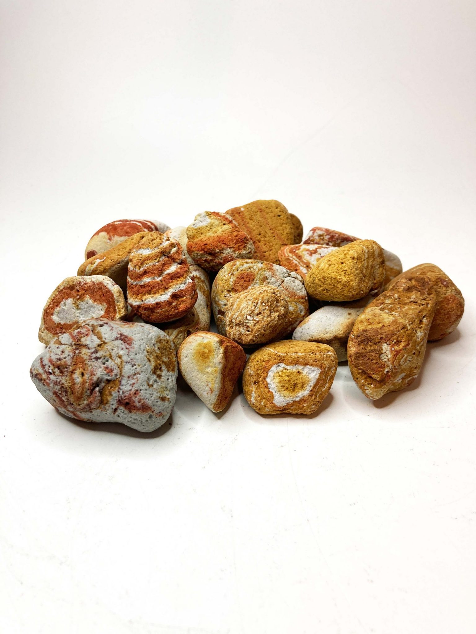 Zierkiesel Regenbogen-Sandstein 30-60mm | Trösters Brunnenwelt