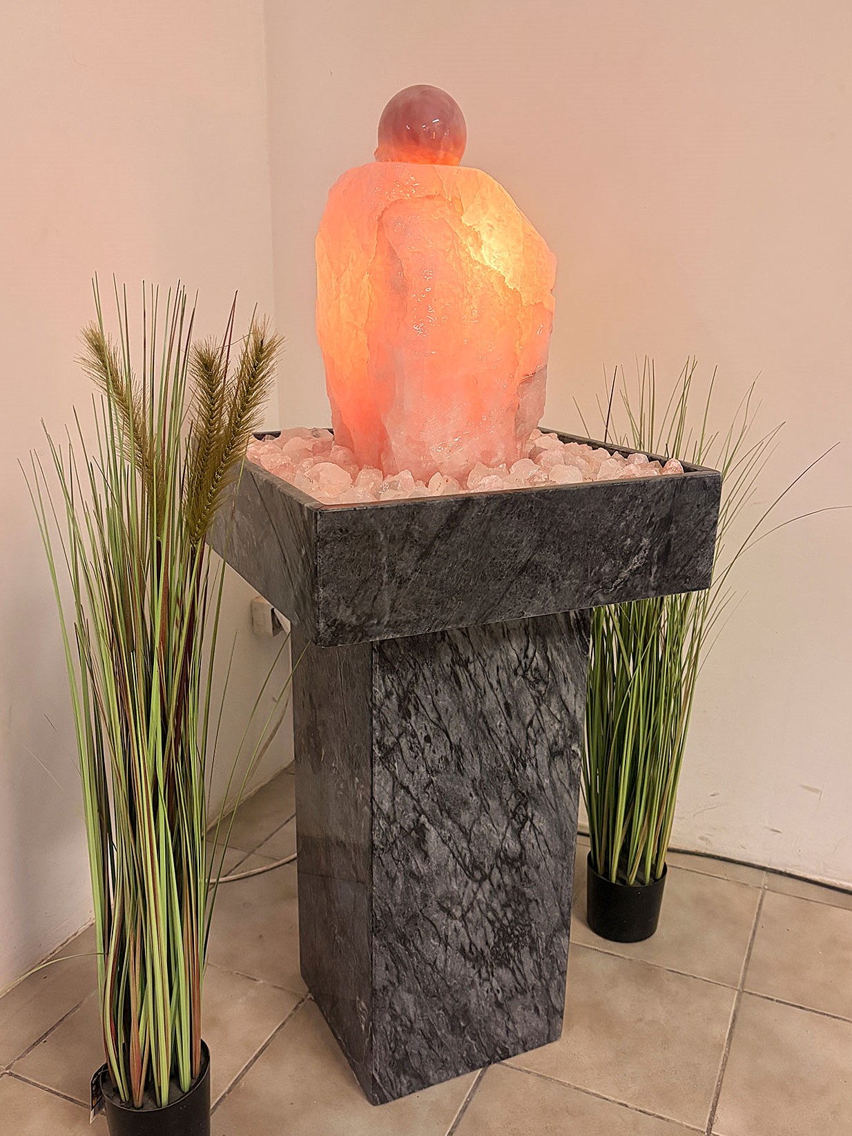 Rosenquarz-Kugelbrunnen-Primavera-128-cm_2