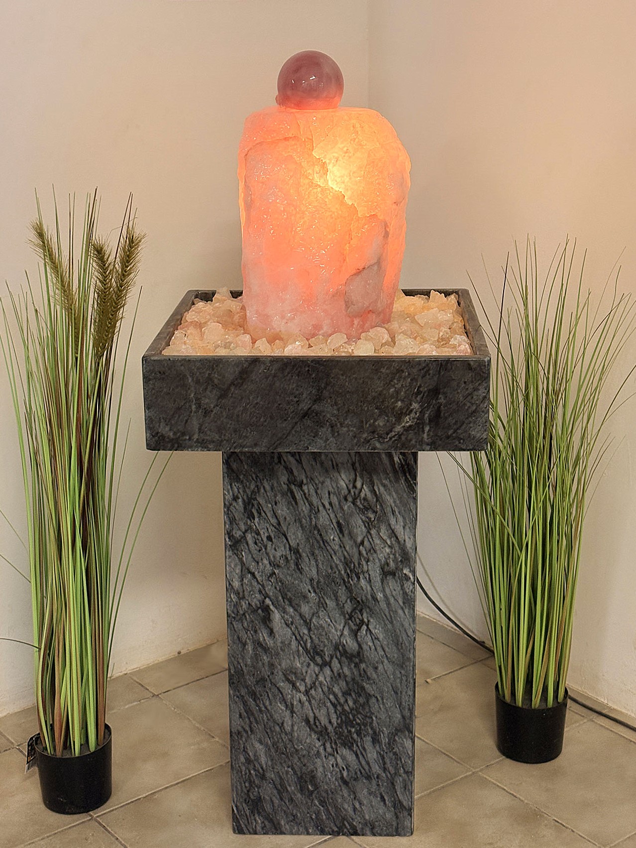 Rosenquarz-Kugelbrunnen-Primavera-128-cm_4