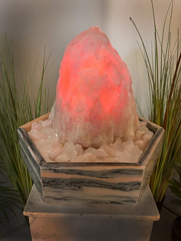Brunnen Rosenquarz Feliciana 45cm – Bild 2