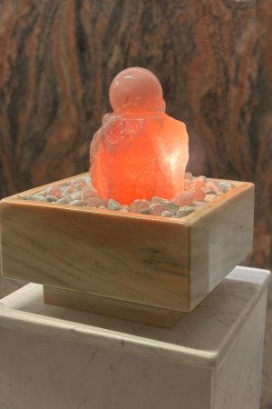 Rosenquarz Kugelbrunnen Santa Rita