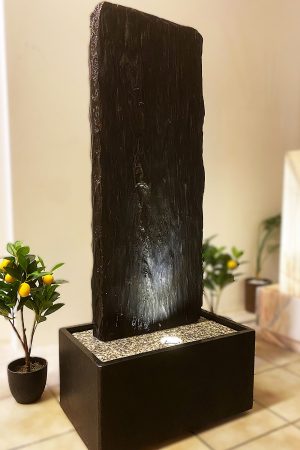 Schiefer-Wasserwand Kowloon 128cm