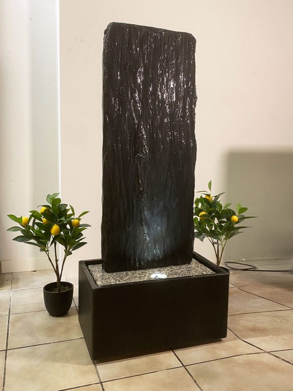 Schiefer Wasserwand Kowloon 128cm