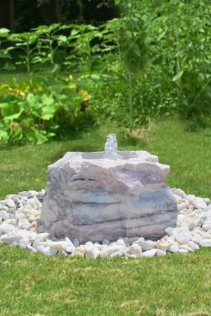 Gartenbrunnen Flat-Rock-Purple