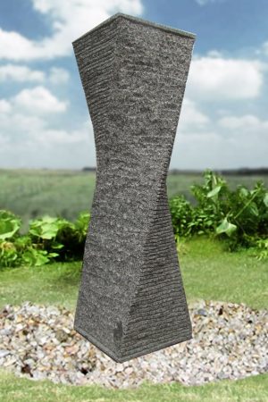 Granit-Brunen-Stele - "Chiang" 100 cm