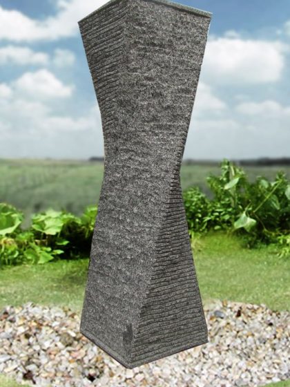 Granit-Brunen-Stele - "Chiang" 100 cm