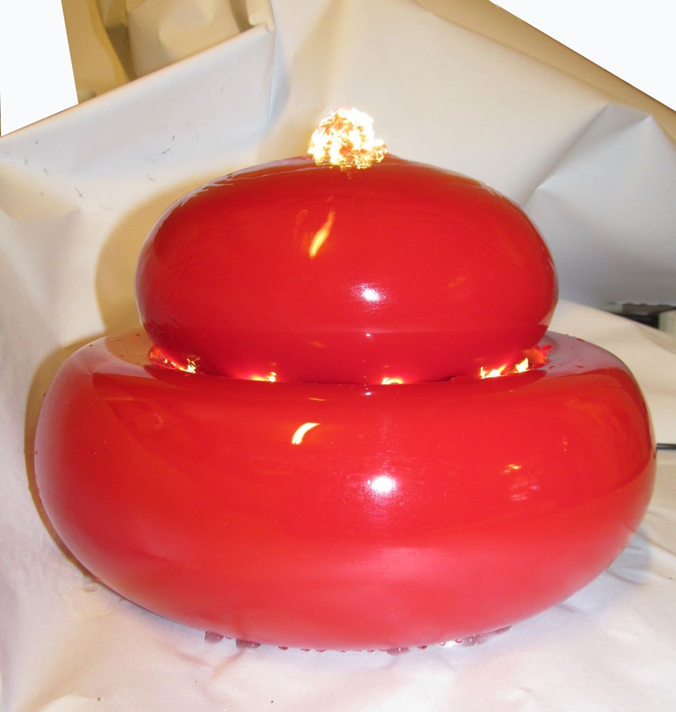 Zimmerbrunnen "Hawaii rot"