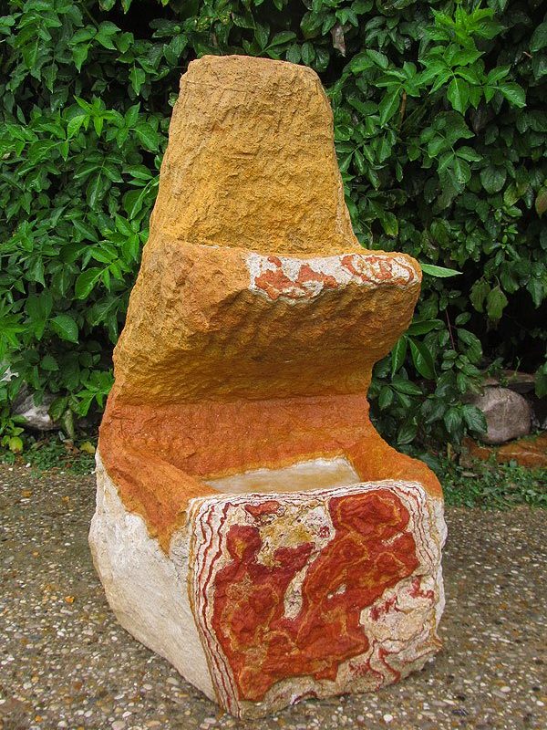 Regenbogen Sandstein Terassenstein TS1, 74 cm