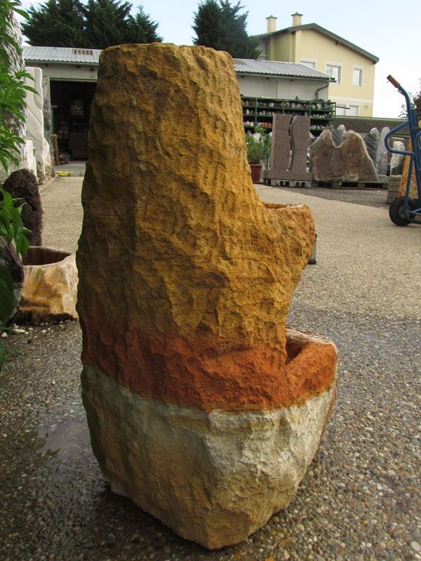 Regenbogen Sandstein Terassenstein TS1, 74 cm