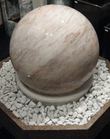 Kugelbrunnen "Spheric" Marmor d:56cm