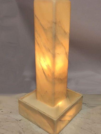 Marmor-Lichtstele "Melba" 70 cm