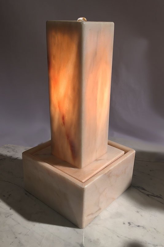 Marmor-Lichtstele Melba 42 cm