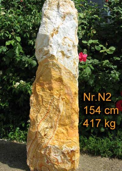 Regenbogen - Sandstein Nr.N2, 154 cm