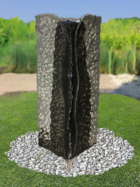 Granit-Stelenbrunnen Padang, 100 cm