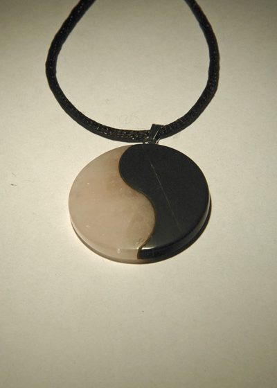 Feng Shui Rosenquarz-Onyx Yin Yang