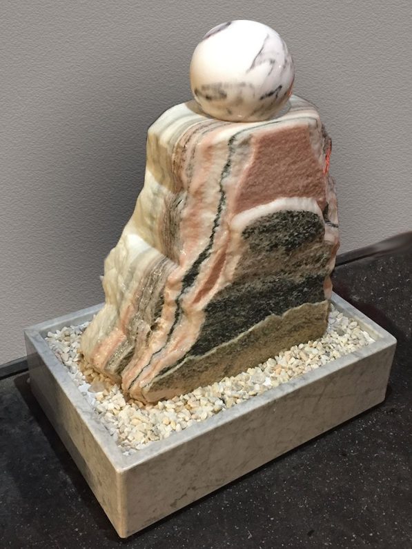 Sölker-Marmor-Kugelbrunnen 20 cm