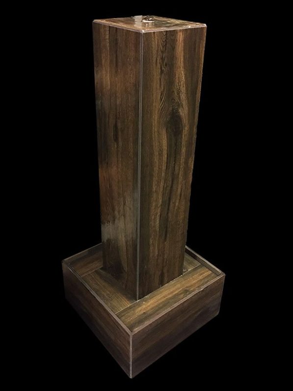 Stelenbrunnen Ebony-Wood, 130 cm
