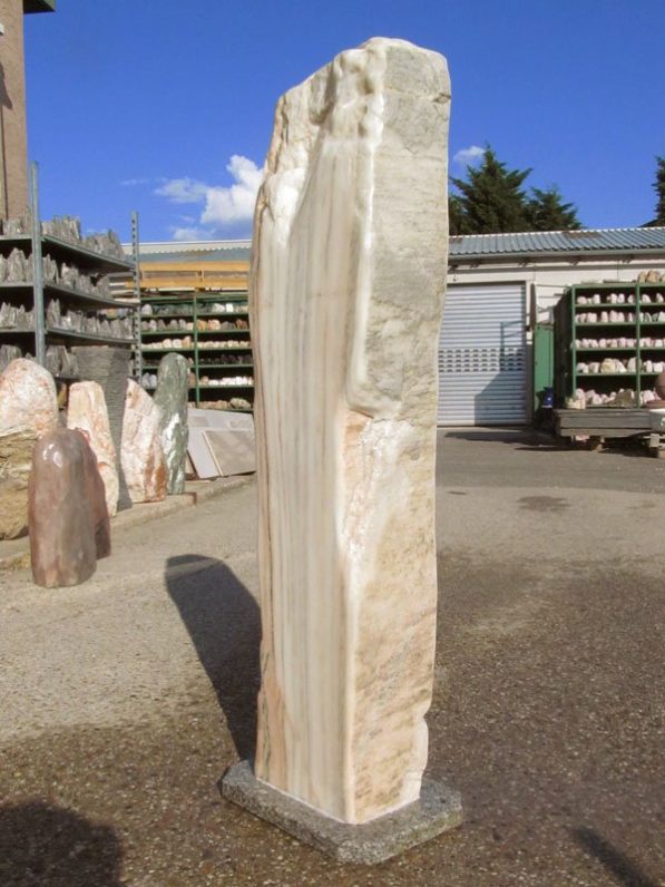 Sölker-Marmor-Quellstein Monolith 120 cm