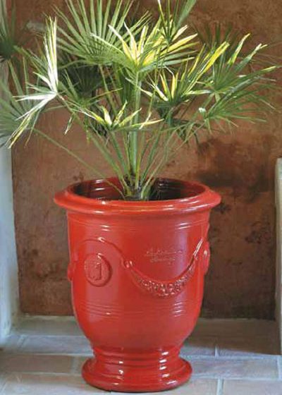 Pflanzengefäß "Anduze rosso" 53 cm