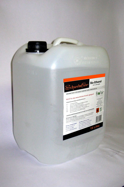 Ausgießhahn für Bioethanol/Brenngel/Primasprit-Kanister, 96,6% 10 Liter  Kanister, Bioethanol 96