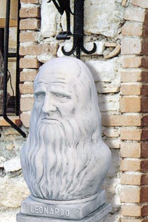 Gartenfigur "Busto Leonardo Da Vinci" IP