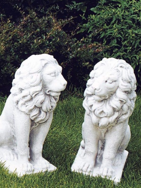 Gartenfigurenpaar "Coppia Leone" IP