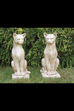 Gartenfigur Katzenpaar "Gatti di Lucifero" IP