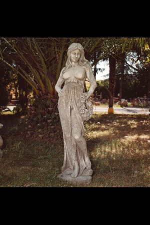 Gartenfigur stehende Frau "Margot"