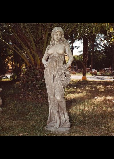 Gartenfigur stehende Frau "Margot"