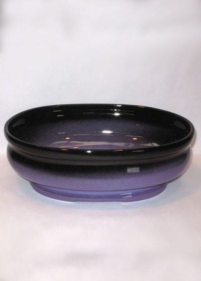 Keramikschale "ST" d:26cm, oval