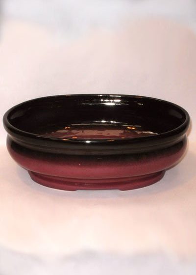 Keramikschale "ST" d:31cm, oval