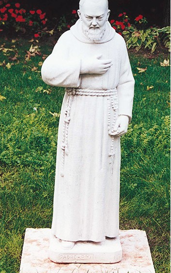 Gartenfigur "Padre Pio" IP