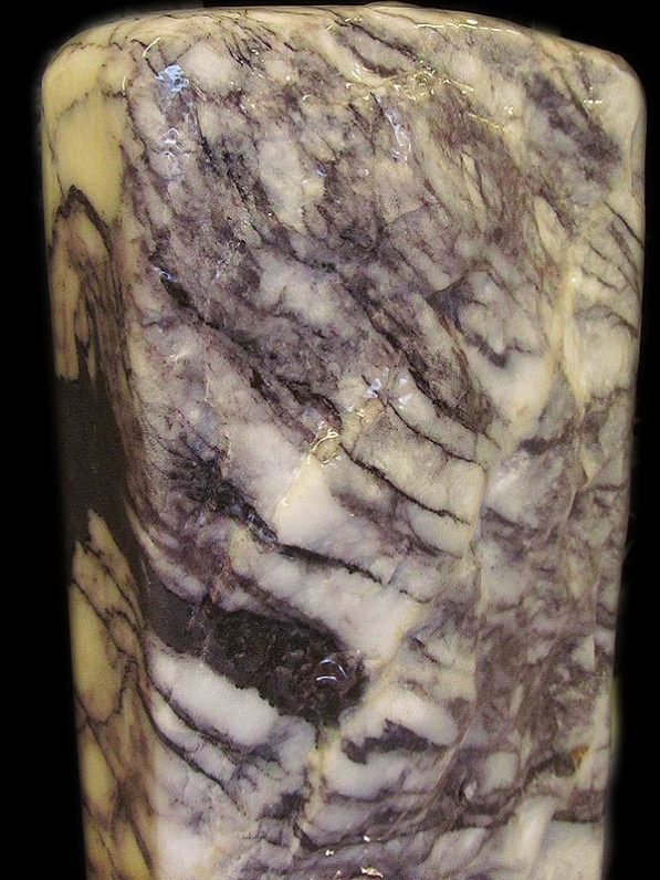Marmor-Wasserwand 97cm - Purple Wave
