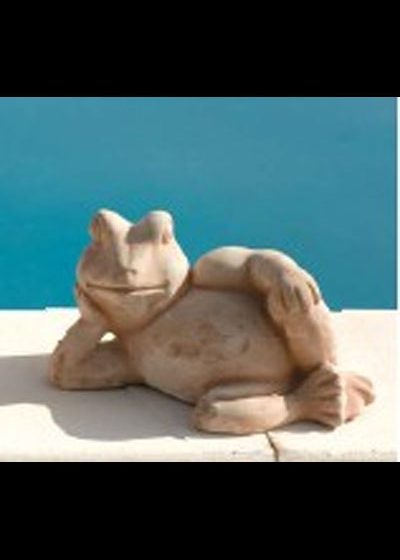 Gartenfigur Frosch "Rana lying 2"
