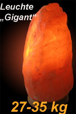 Salzkristall Leuchte "Gigant" (27-35kg)