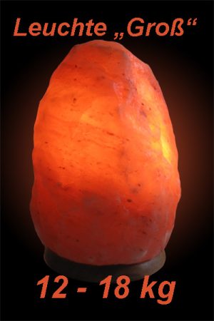 Salzkristall Leuchte "Groß" (12-18kg)