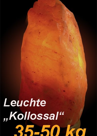 Salzkristall Leuchte "Kolossal" (35-50kg)