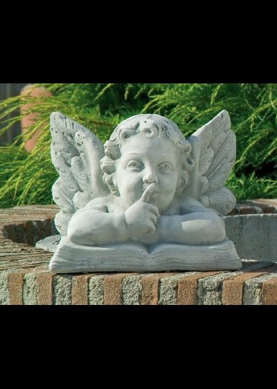 Gartenfigur Engel "Silenzio"