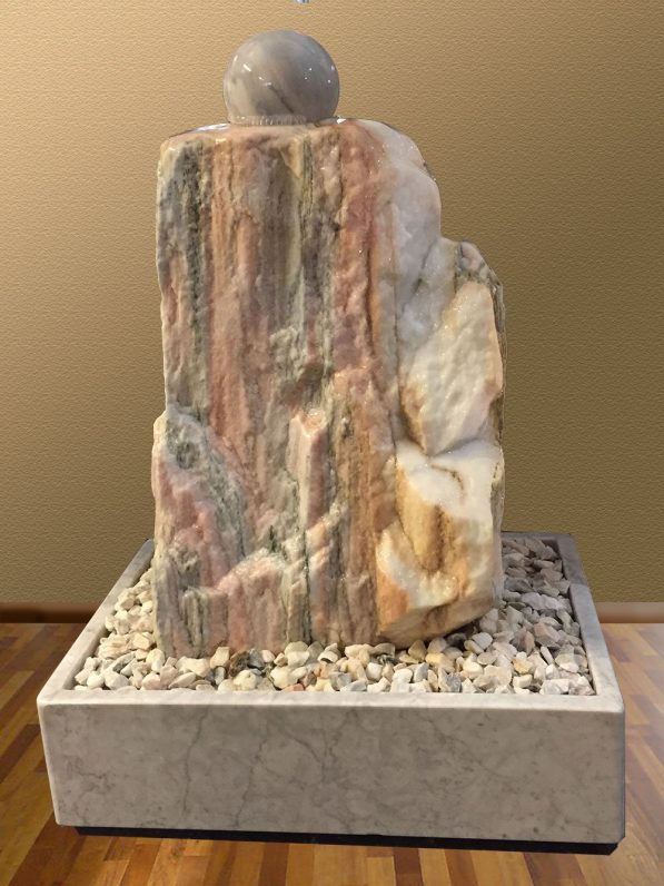 Sölker-Marmor-Kugelbrunnen 15 cm